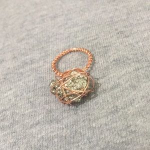 Handcrafted pinky ring
